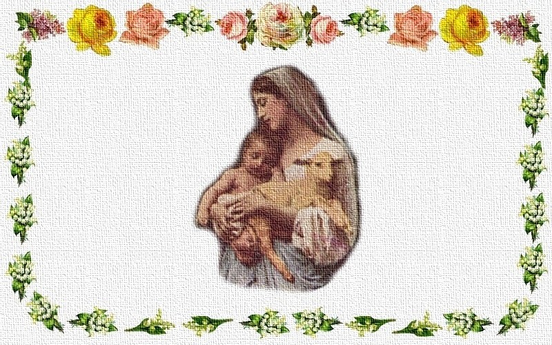 Baby Jesus and the Tabby Cat Art Excerpts From Baby Jesus and the