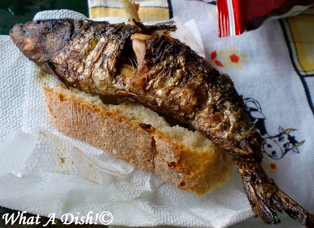 What A Dish! Fresh Grilled Sardines!!