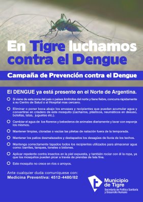 Avanzan las acciones de prevención del Dengue