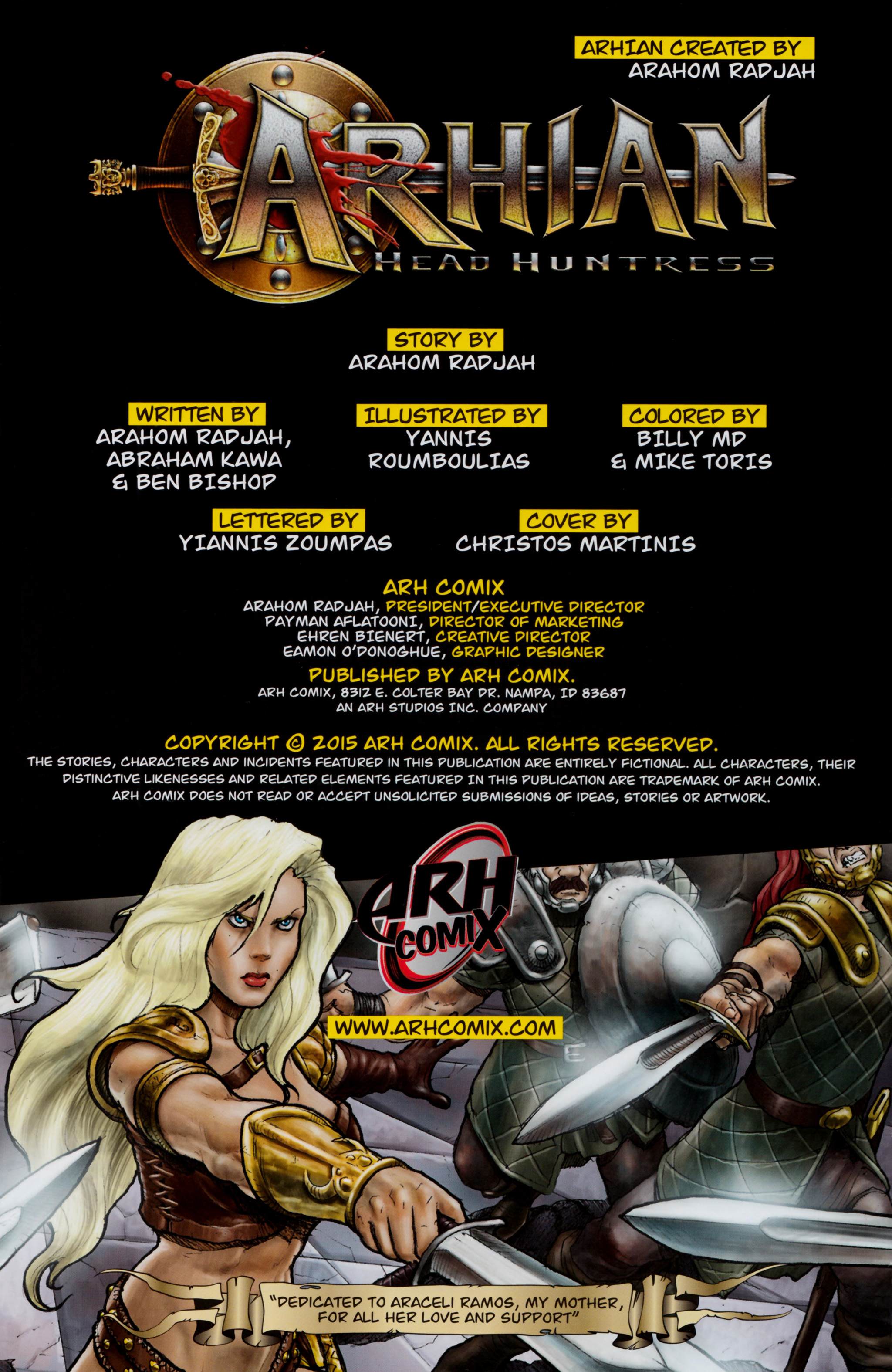 Read online Arhian: Head Huntress comic -  Issue #1 - 2