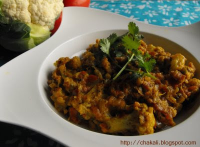 Punjabi Cauliflower Curry, gobi Masala, Gobhi Masala recipe