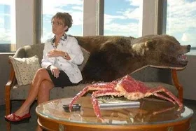 Sarah Palin and dead bear