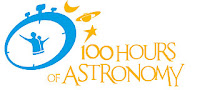 Logo ufficiale '100 Hours of Astronomy'