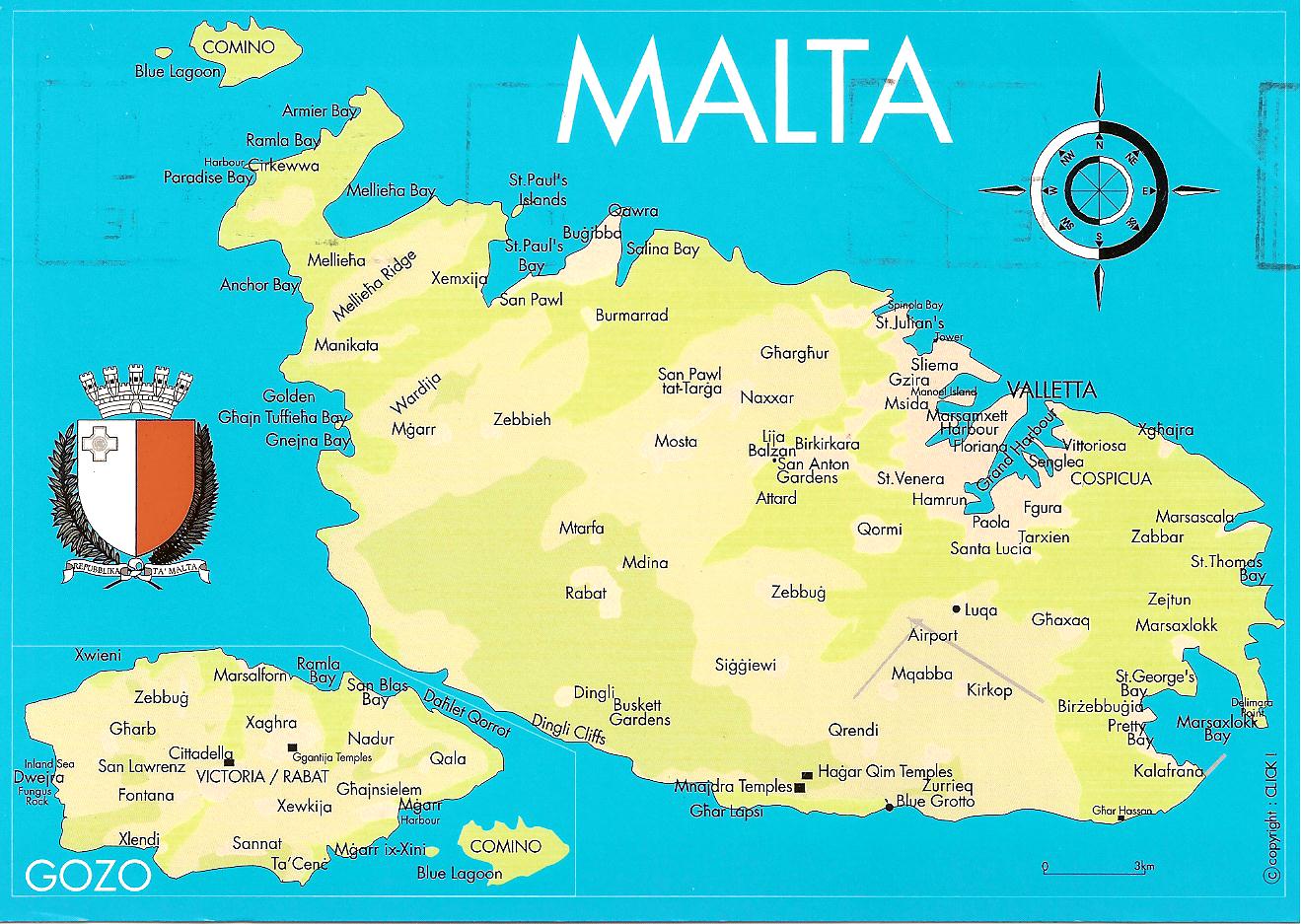 Postcards to Montenegro: Malta