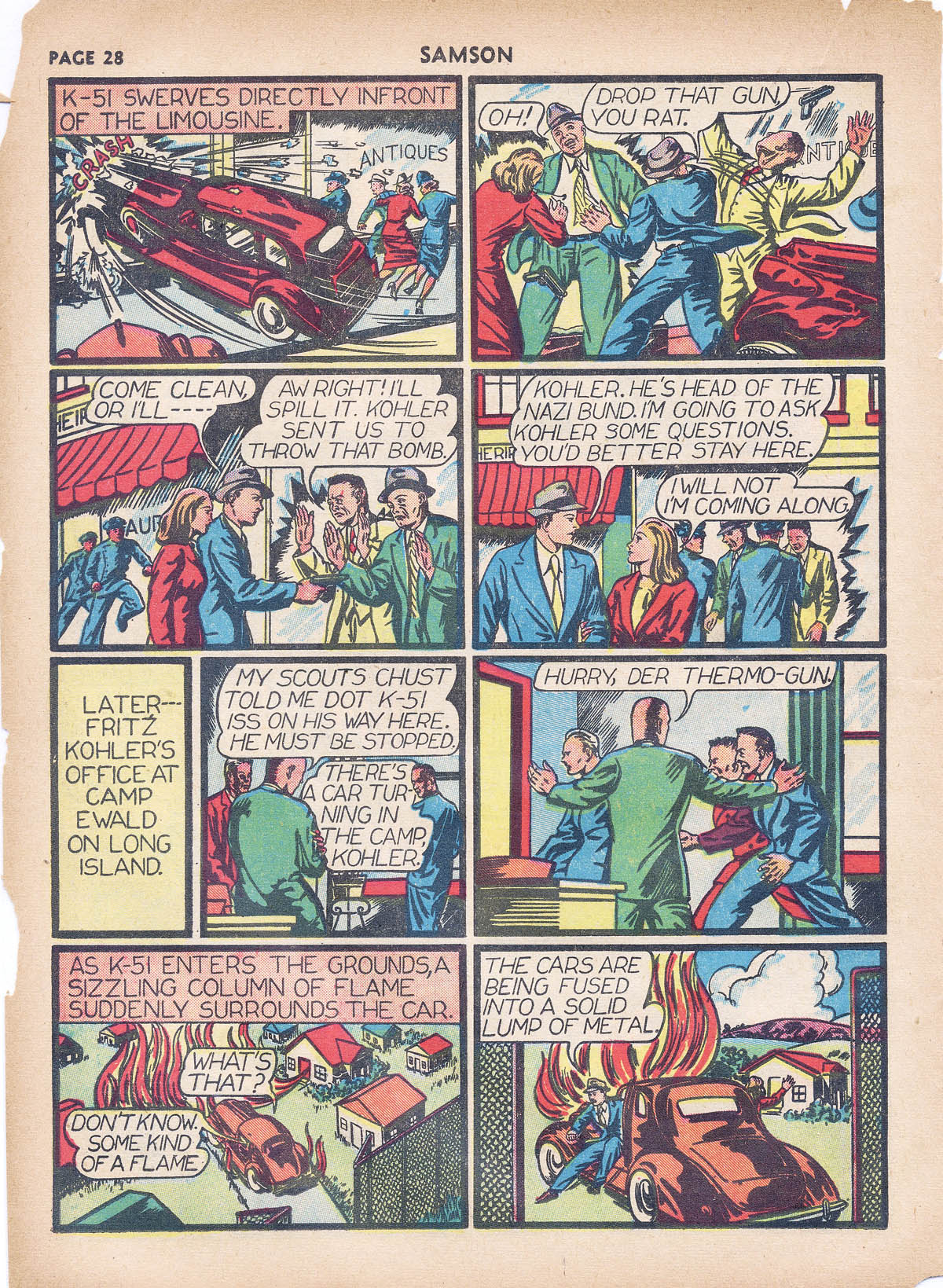 Read online Samson (1940) comic -  Issue #4 - 30