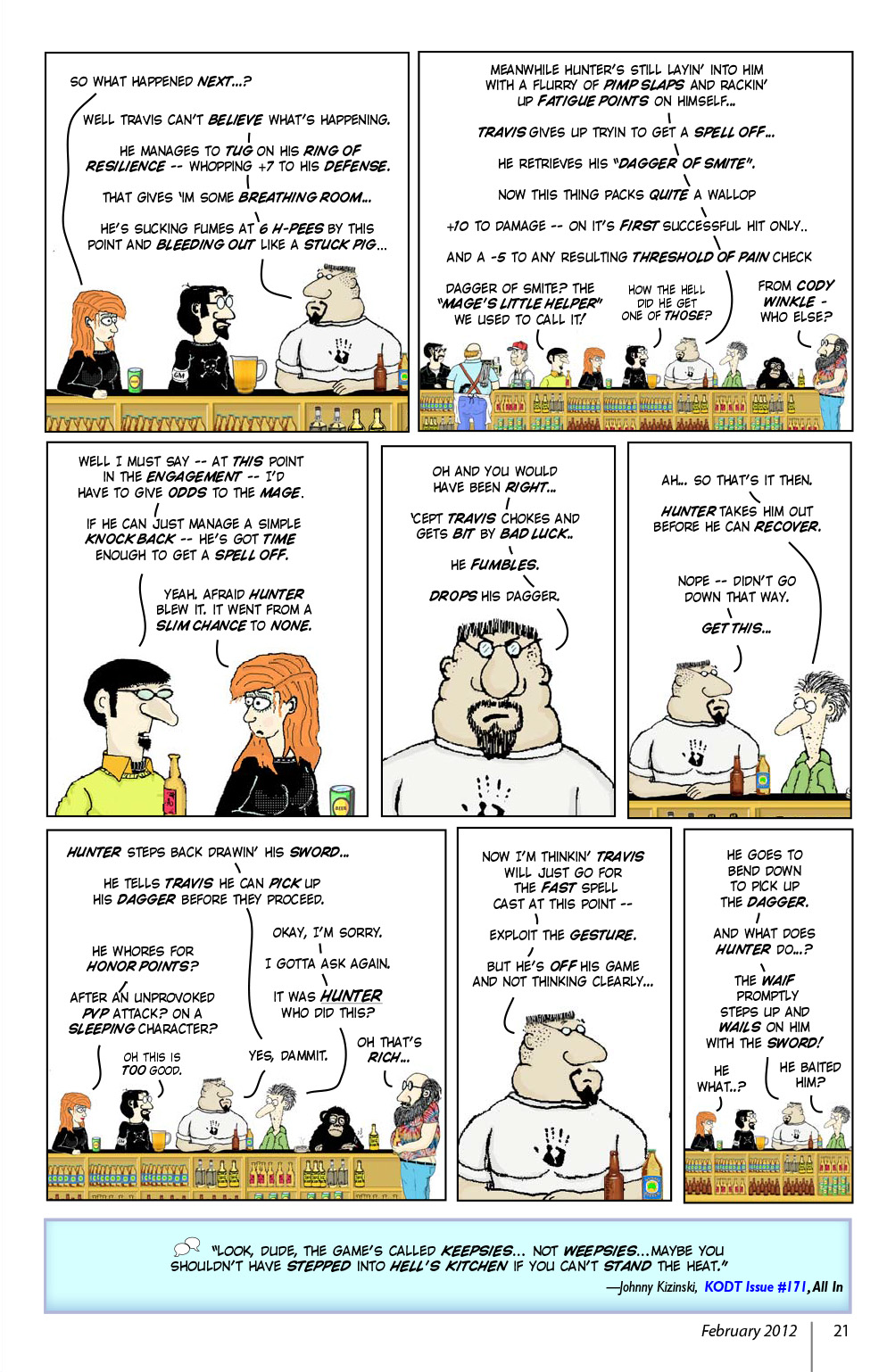 Read online Knights of the Dinner Table comic -  Issue #184 - 23