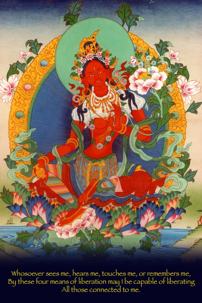 a buddhist life Red Tara mantra on Nordic Order retreat