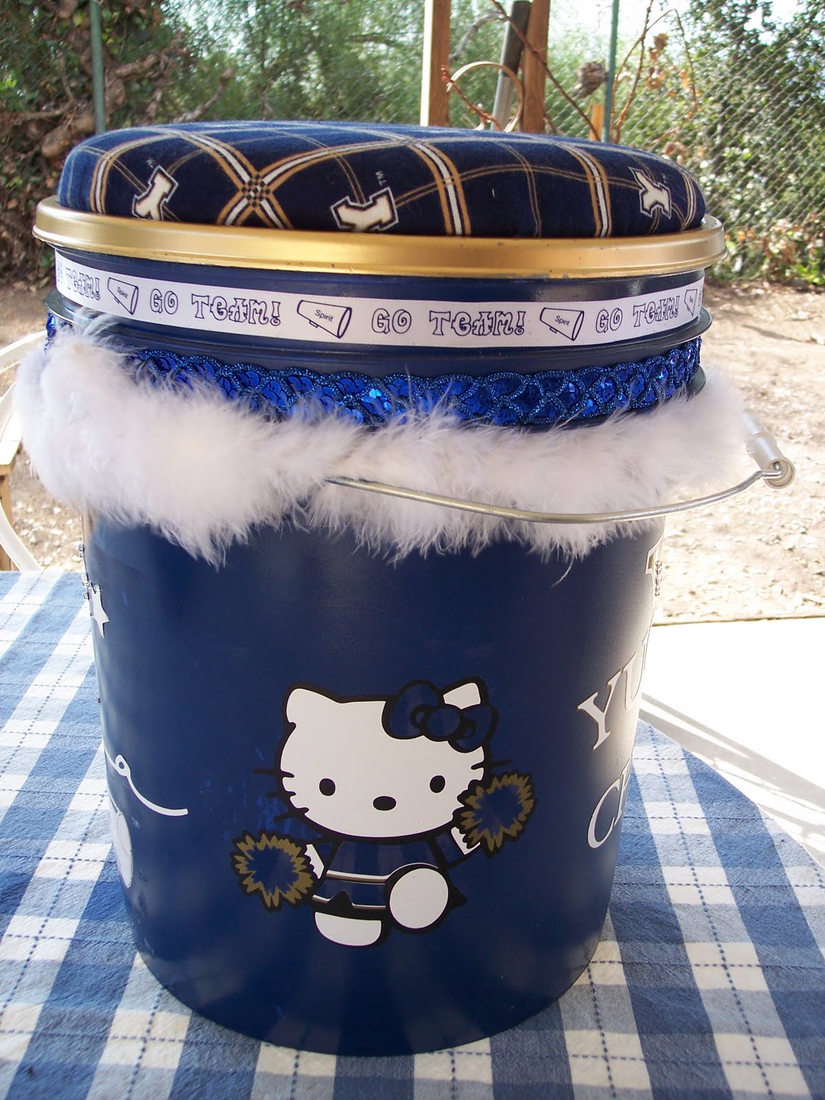 Cynde's Place Cheerleading Bucket