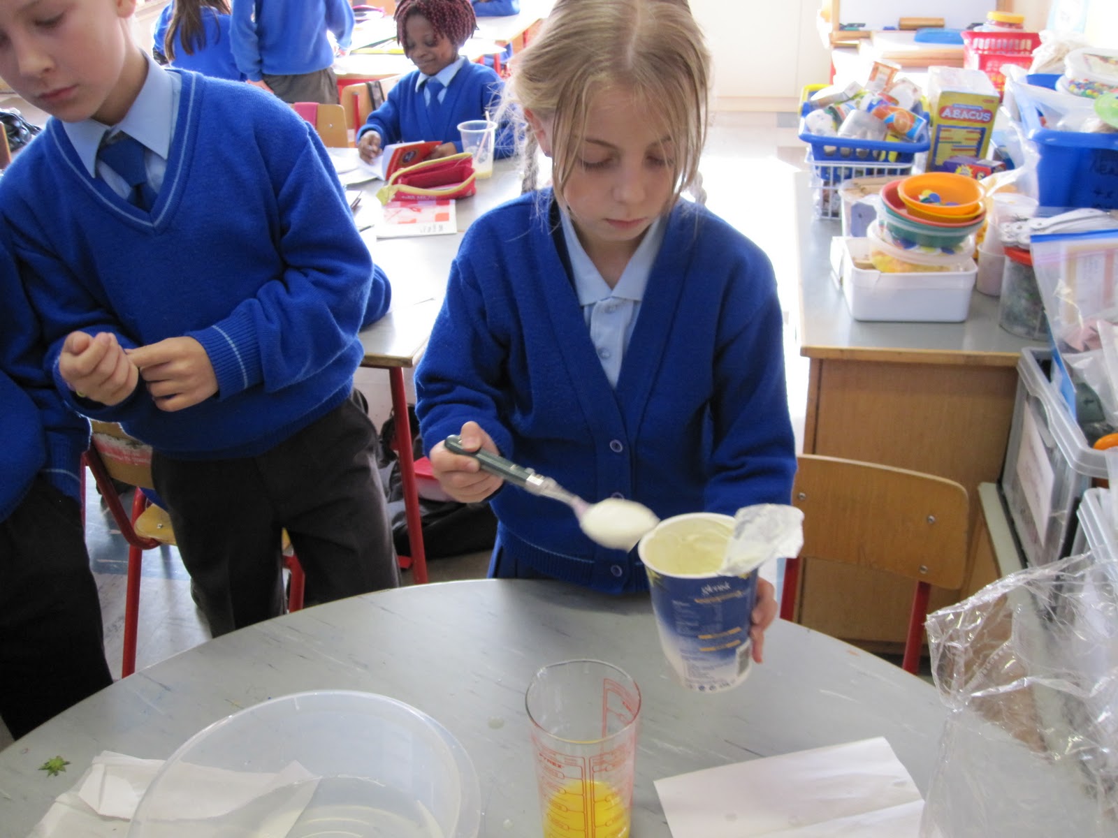 Science Projects Making Smoothies in Second Class
