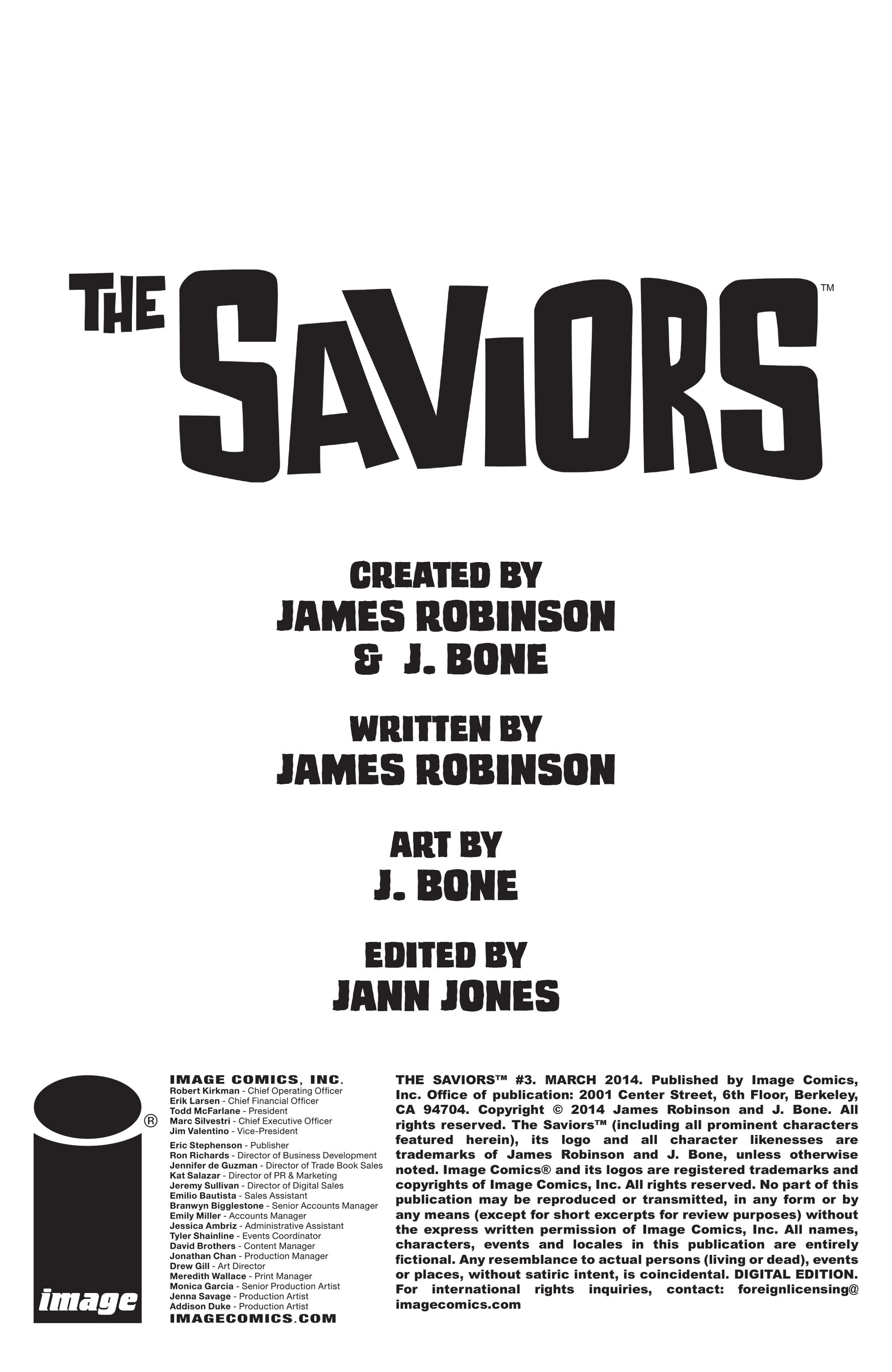 Read online The Saviors comic -  Issue #3 - 2