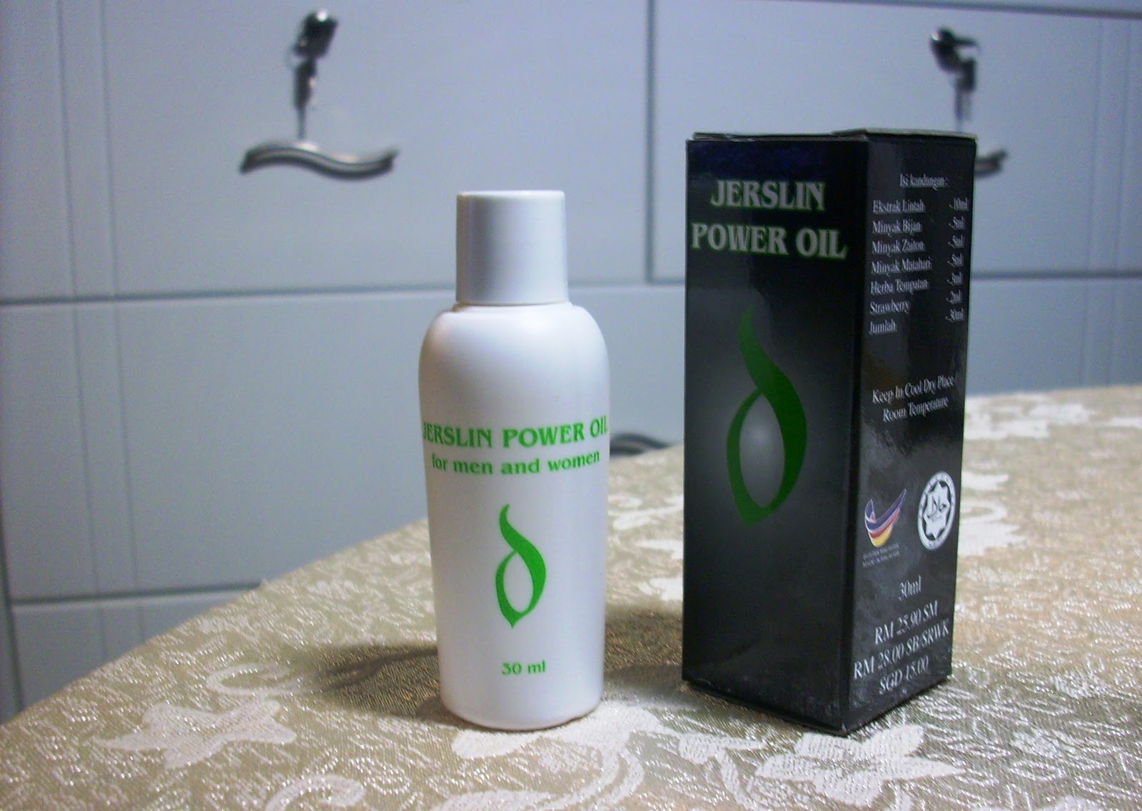 Keajaiban ubat herba: JERSLIN POWER OIL