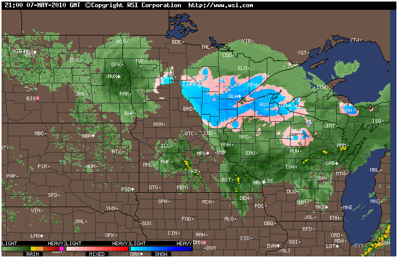 From I grabbed a screenshot of the regional radar last