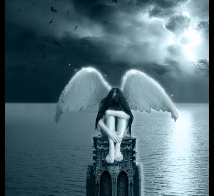 Печальный ангел картинки