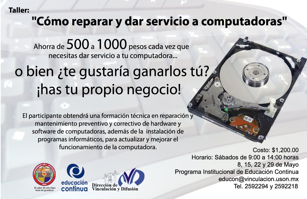 Educación Continua Cómo reparar y dar servicio a computadoras Educación Continua Cómo reparar y dar servicio a computadoras