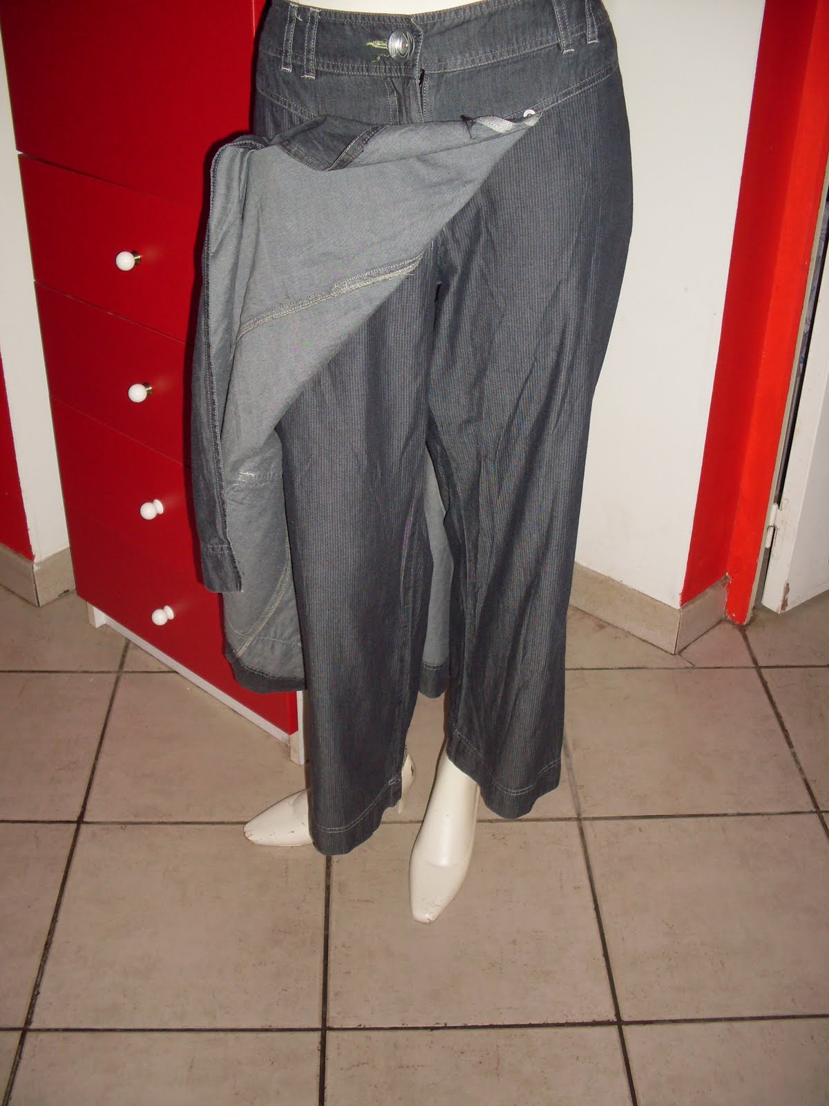 Jupe COP Copine Taille 40 Noir 100% Coton - Occasion Très Bon état