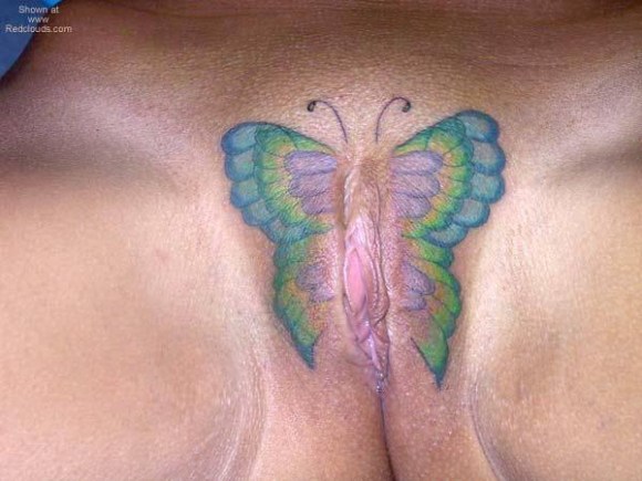 Pussy Butterfly Tattoo 19