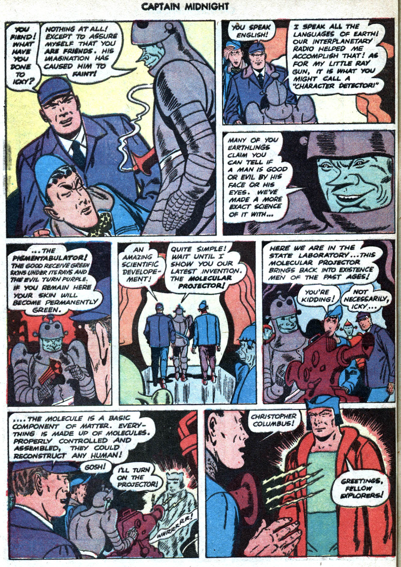 Read online Captain Midnight (1942) comic -  Issue #58 - 28