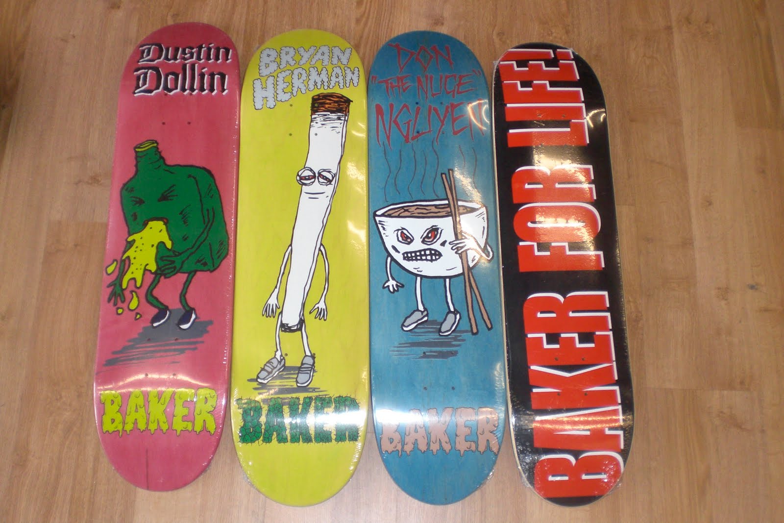 FLAT SPOT SKATE SHOP NEW BAKER DECKS