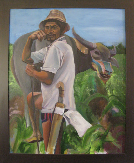 "Pinoy Farmer" Oil on Illustration Board