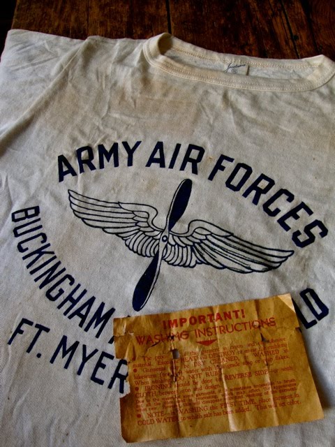 RIVETED: WW2 AAF TSHIRT .....another rare find