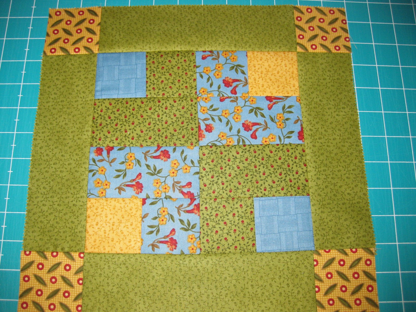 Quilting Away Jelly Roll Sampler Quiltalong almost done!