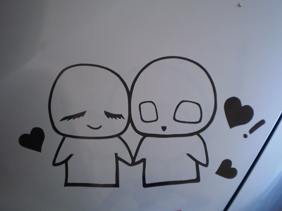 Concept Car Cute Car Sticker