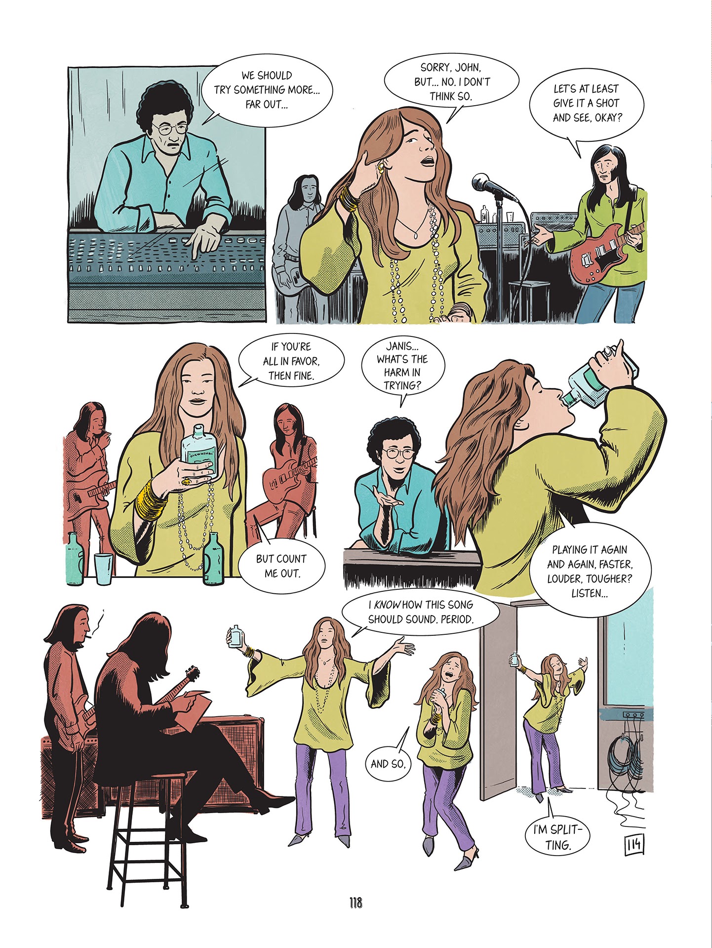 Read online Love Me Please!: The Story of Janis Joplin comic -  Issue # TPB (Part 2) - 14