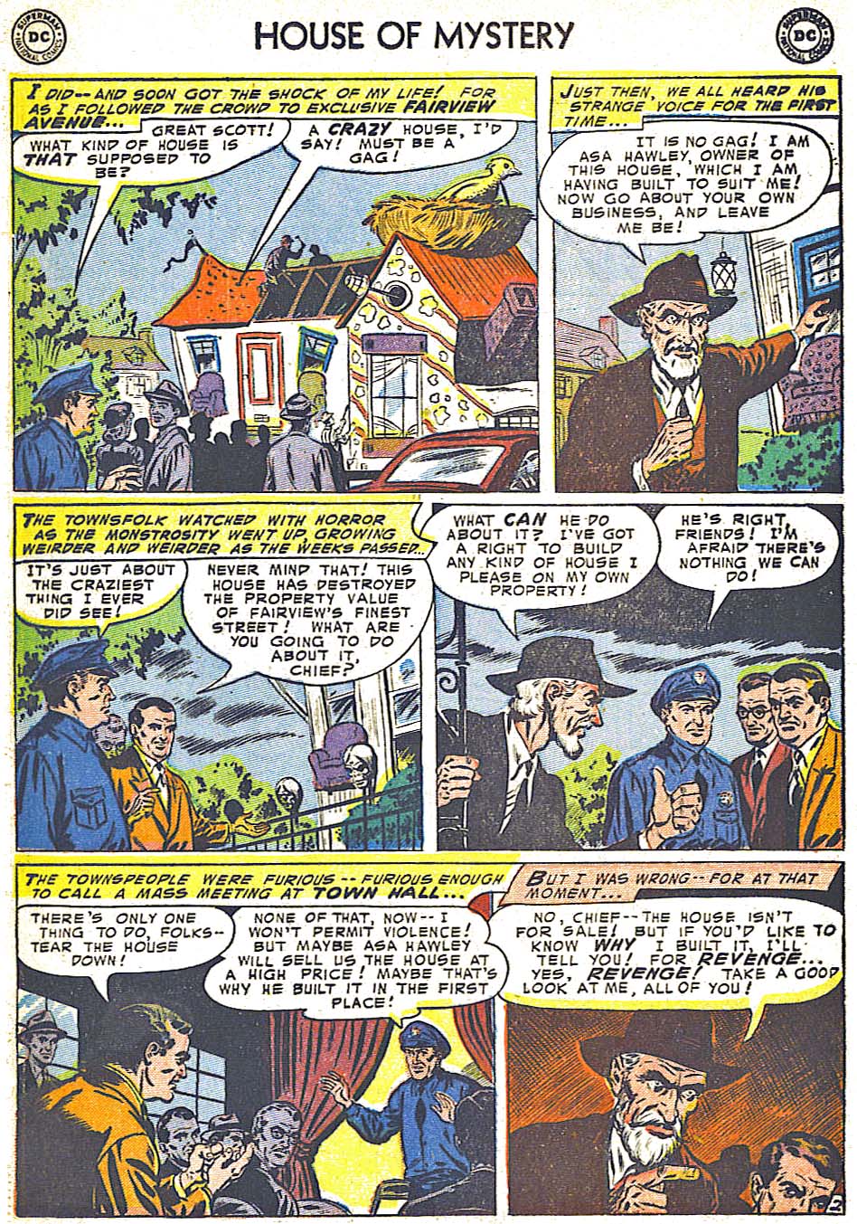 Read online House of Mystery (1951) comic -  Issue #27 - 20