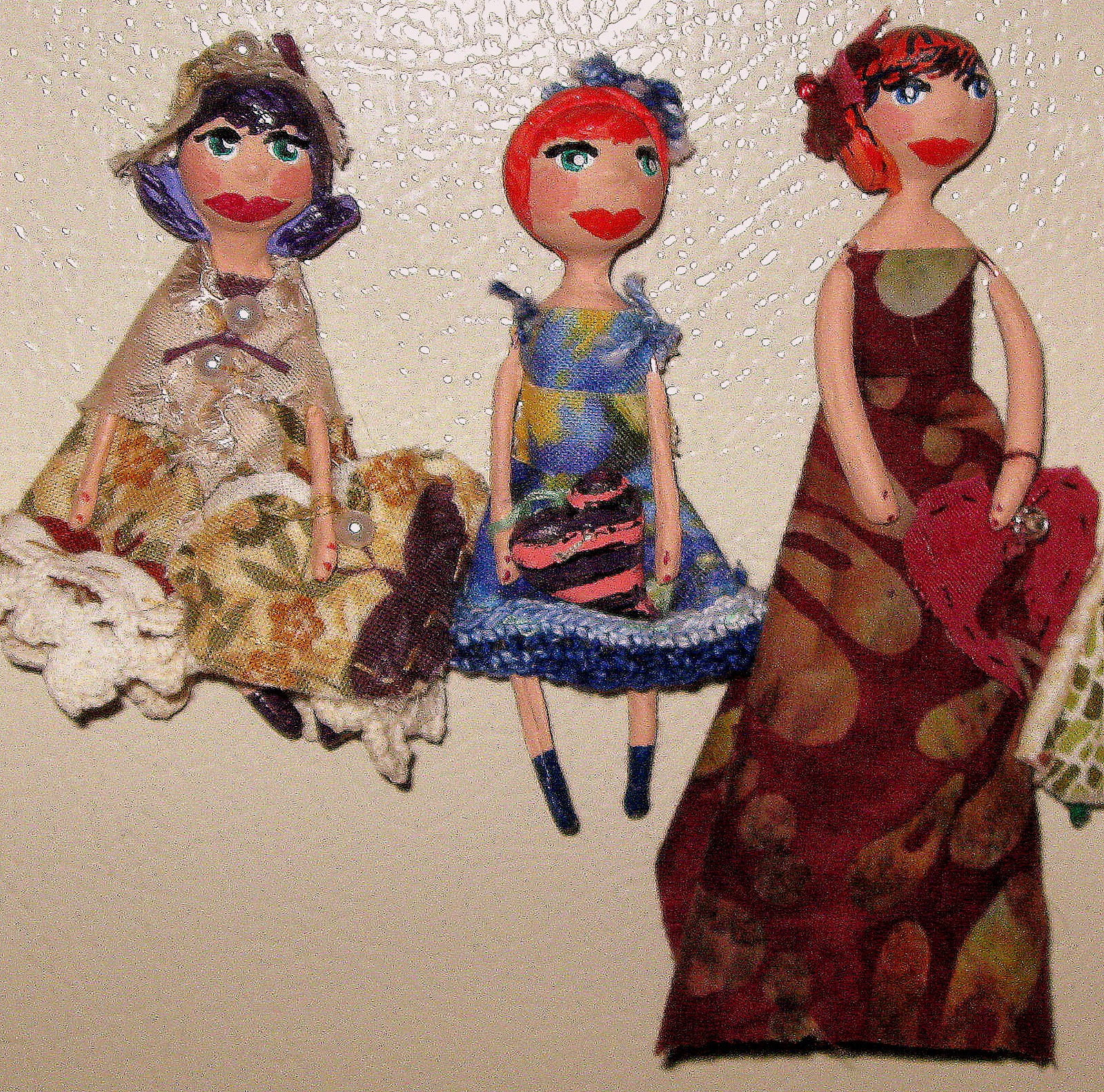 MarissArt Dolls, Etc. Set of Three Dolls Available for Sale on
