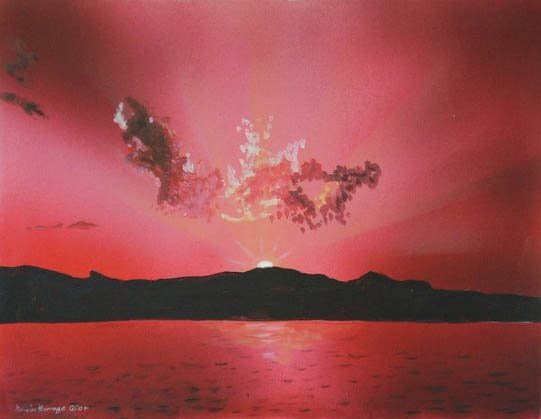 red dusk