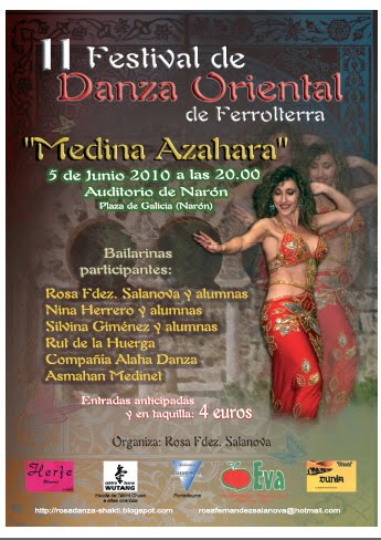 II FESTIVAL DE DANZA ORIENTAL DE FERROLTERRA "MEDINA AZAHARA"