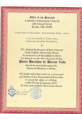 Certificado Episcopal