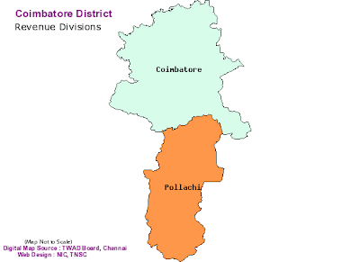 A Complete Informations about Coimbatore : Coimbatore Map.