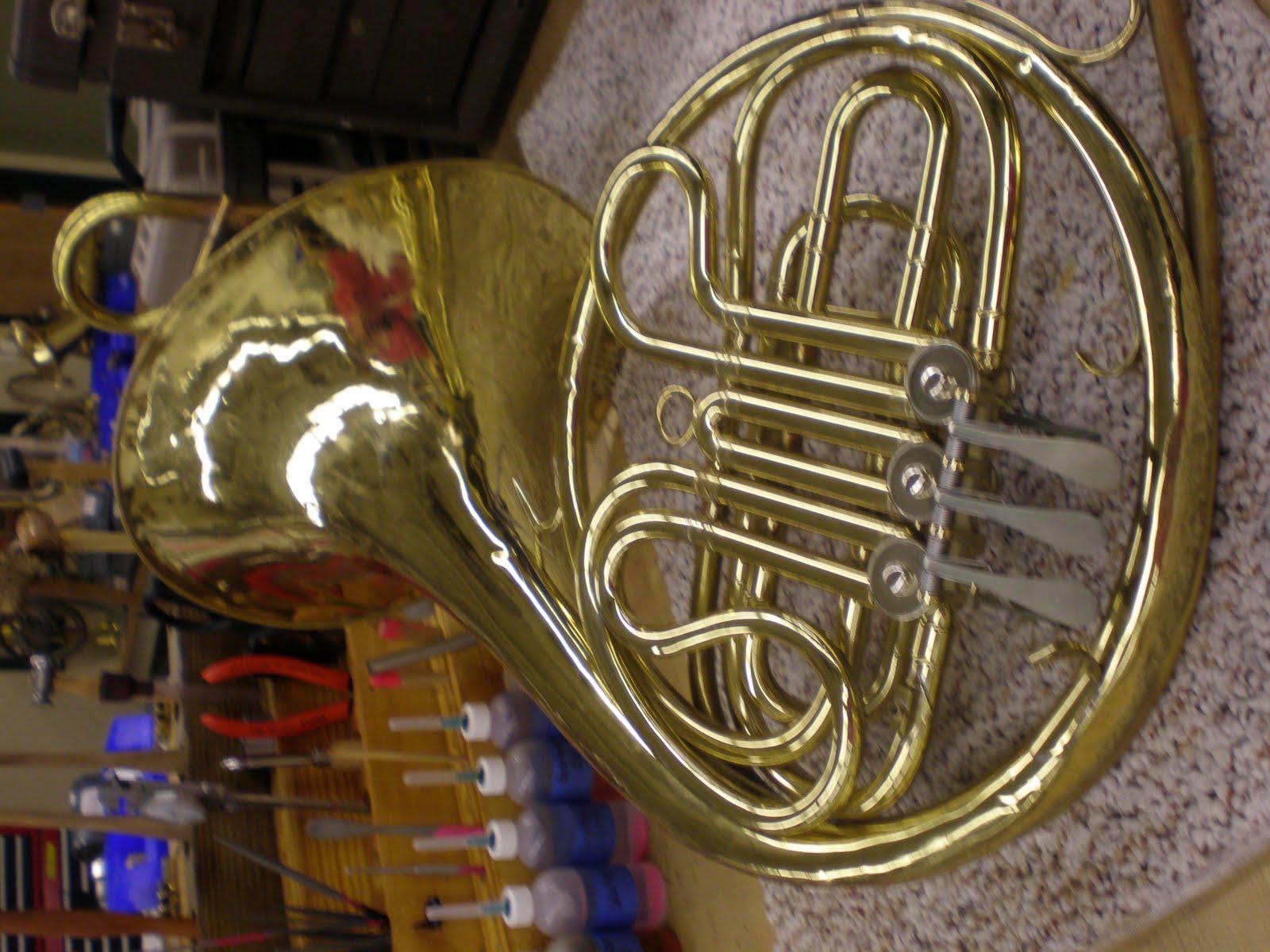 Band Instrument Repair School Project French Horn