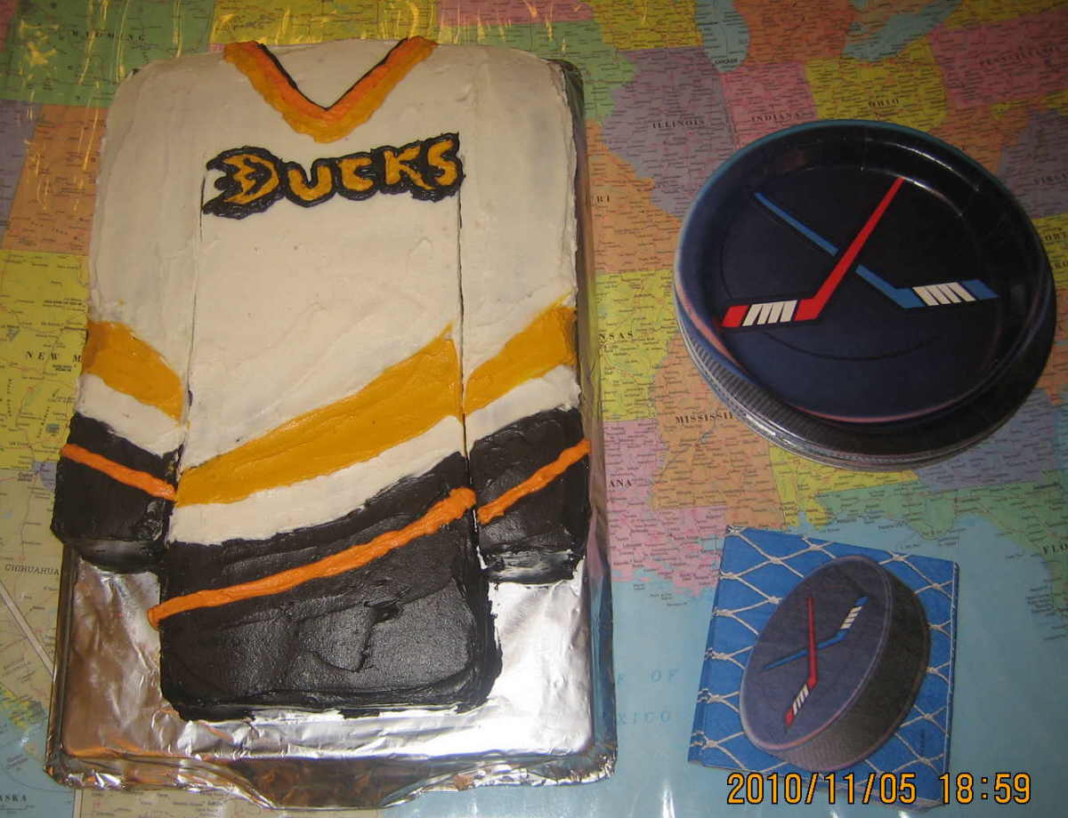 Anaheim Ducks Birthday Cake Anaheim Ducks Birthday Cake
