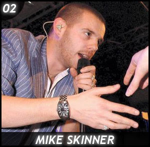 Mike Skinner and his Wrist