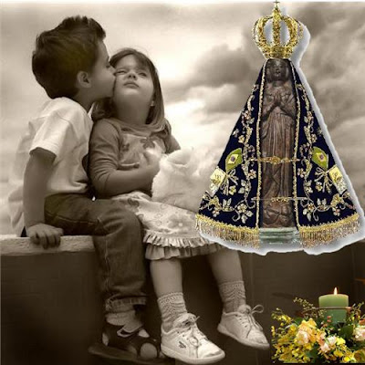 Resultado de imagem para imagem de nossa senhora aparecida com uma criança blog do silverio alves