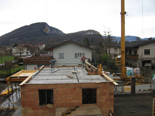 Alex the Builder: Montage der Fertigbeton-EG-Decken + Schalung Garage