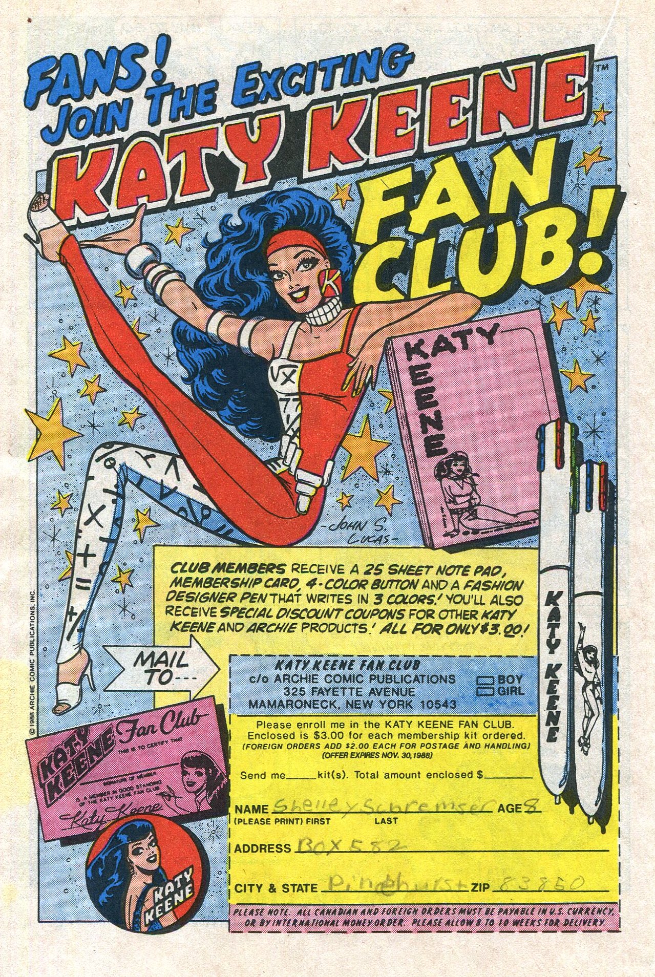 Read online Katy Keene (1983) comic -  Issue #27 - 18