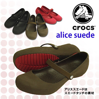 crocs alice suede