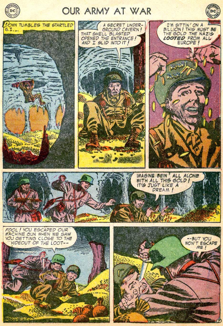 Read online Our Army at War (1952) comic -  Issue #31 - 21