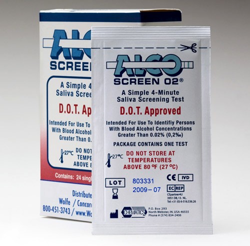 Alco-Screen 02 Saliva Test Alco-Screen 02 Saliva Test