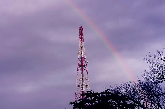 Rainbow at Telecom Tower