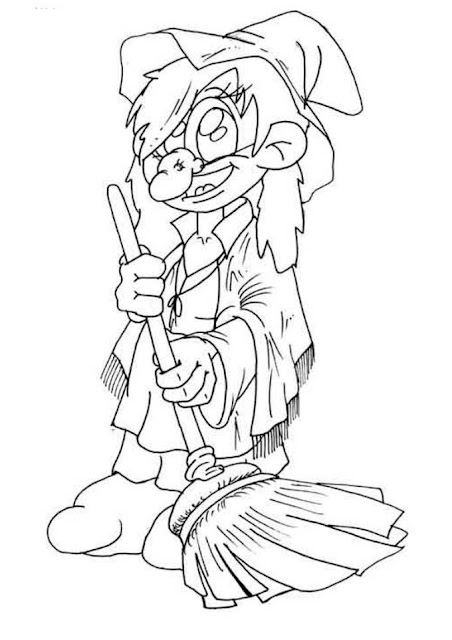 La bruja es uno de los sÃmbolos de Halloween