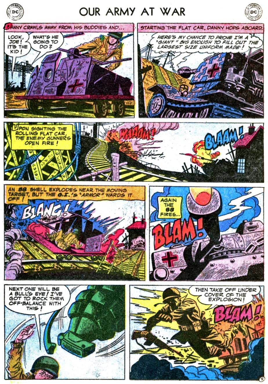 Read online Our Army at War (1952) comic -  Issue #42 - 23