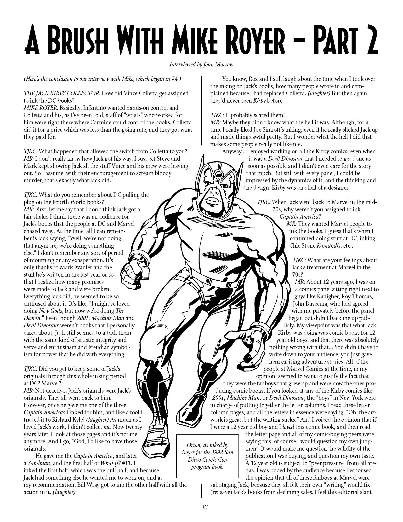 Read online The Jack Kirby Collector comic -  Issue #6 - 12