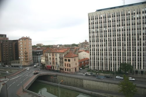 View from our Kriad Hotel window. Toulouse, France