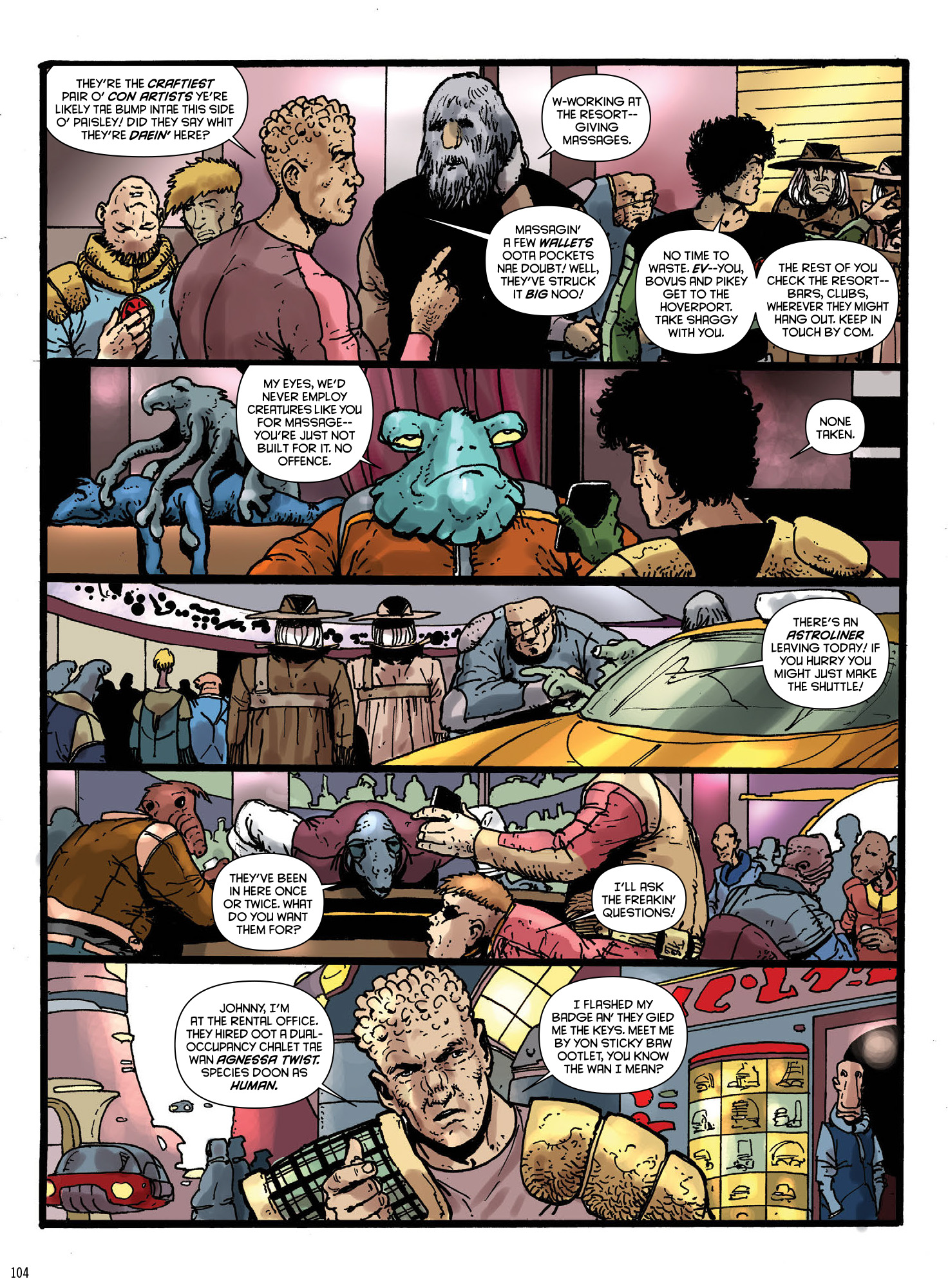 Read online Strontium Dog: Repo Men comic -  Issue # TPB - 106