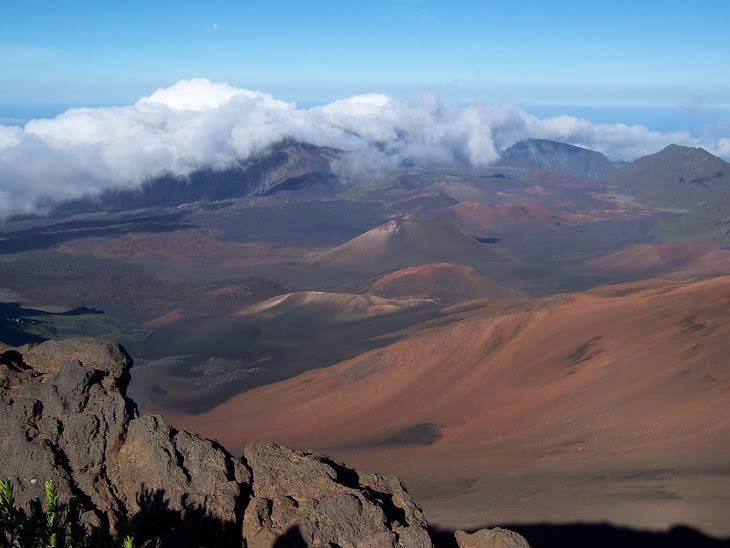 Haleakala Crater edge view