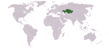 Cazaquistão Location